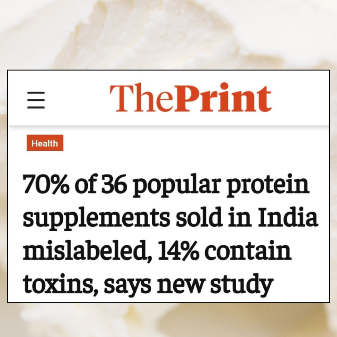 Shocking Study Reveals 70% of Protein Supplements in India Are Mislabeled – Discover who Guarantees 100% Transparency and Safety