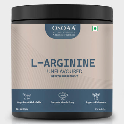 OSOAA Pure L-Arginine  250gm(Unflavored)