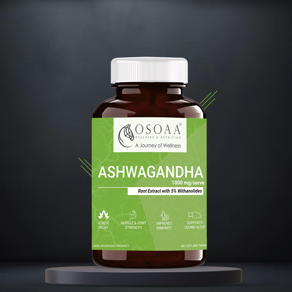 OSOAA Ayurvedic Ashwagandha 1000 mg - 60 Tabs