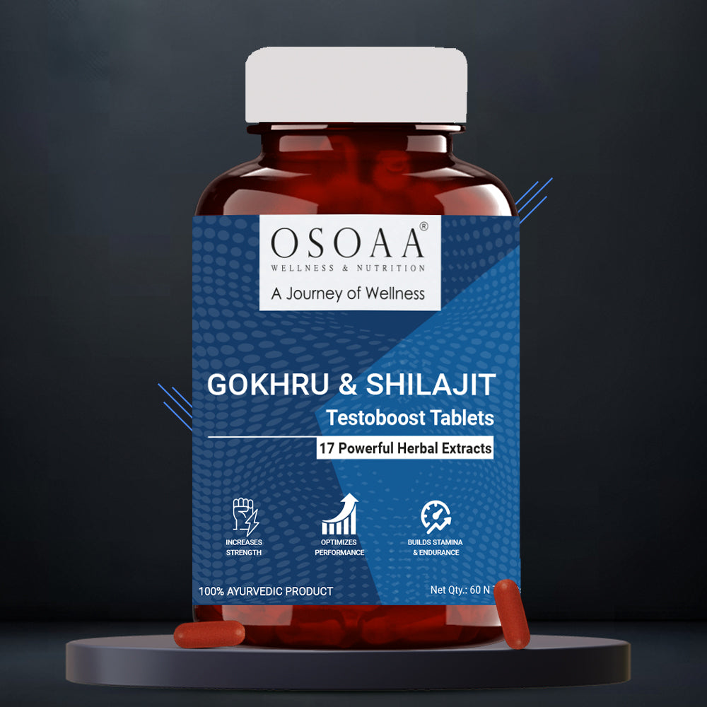 OSOAA Gokshura & Shilajit Testoboost Tablet - 60 Tabs