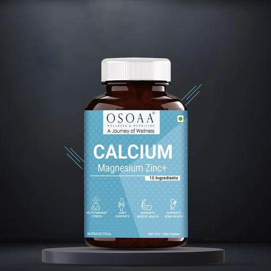 OSOAA Calcium with Magnesium Zinc+ 120 Tablets