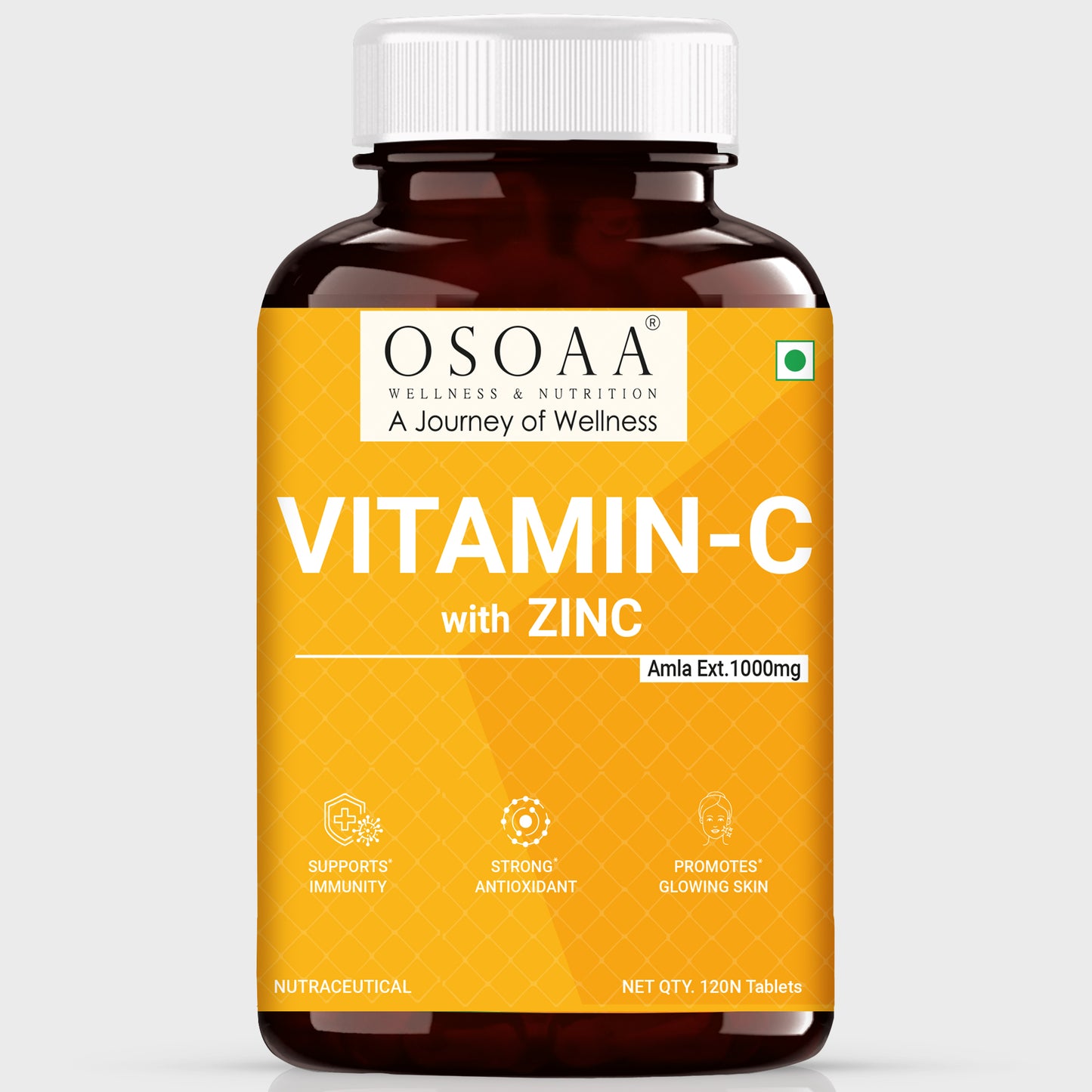 OSOAA Vitamin-C with Zinc - 120 Tabs