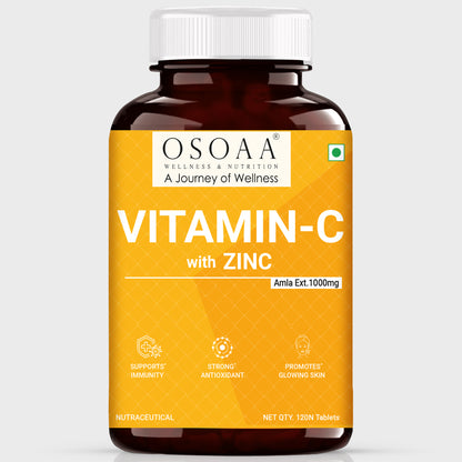 OSOAA Vitamin-C with Zinc - 120 Tabs