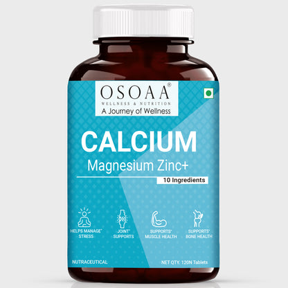 OSOAA Calcium with Magnesium Zinc+ - 120 Tabs