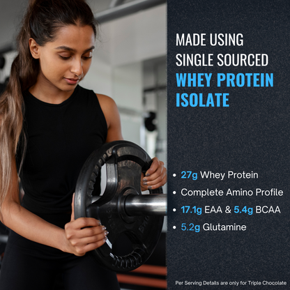 OSOAA Whey Isolate - 100% Pure & 27.2g Protein