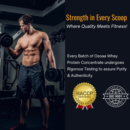 OSOAA Whey Concentrate - 100% Pure & 24.3g Protein