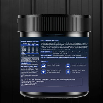 OSOAA Micronized Creatine Monohydrate  (Unflavored)