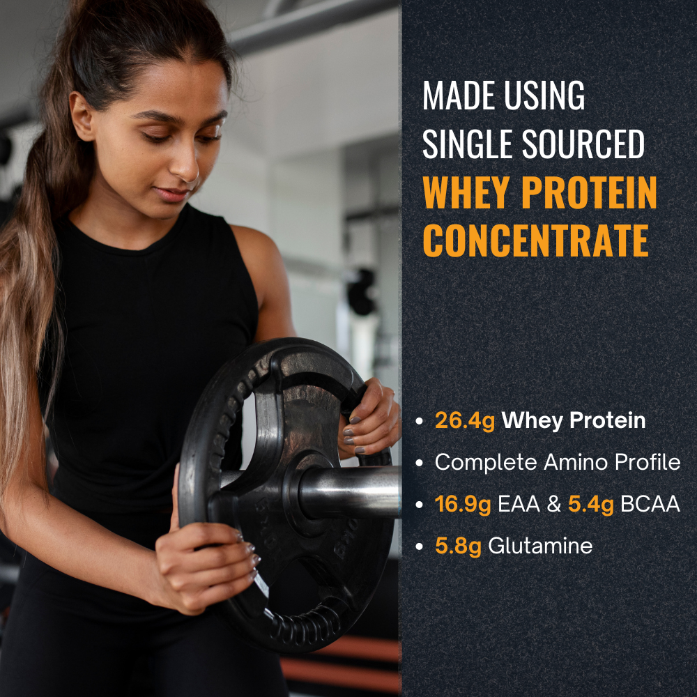 OSOAA Raw Whey Concentrate - 26.4g Protein (Unflavored)