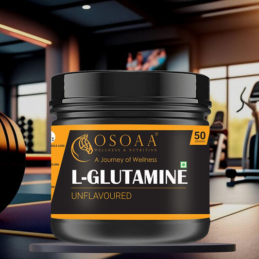 OSOAA Pure L-Glutamine - 250gm (Unflavored)