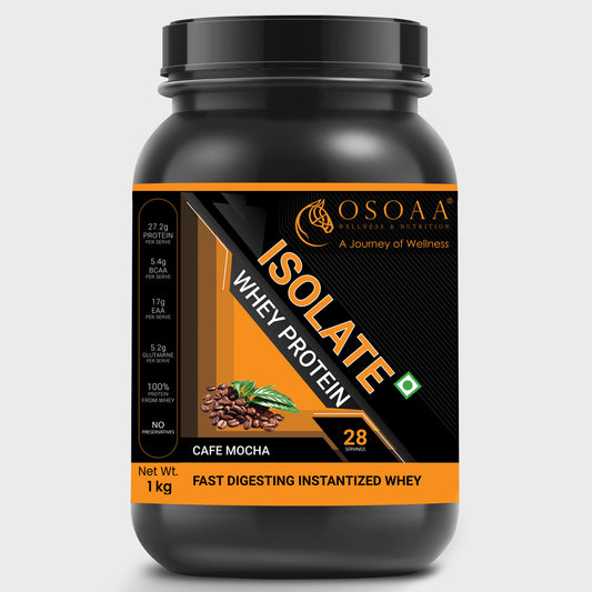 OSOAA Whey Isolate - 100% Pure & 27.2g Protein