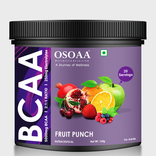 OSOAA BCAA 2:1:1 with 250mg Electrolytes - 160gm