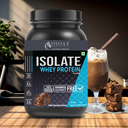 OSOAA Whey Isolate - 100% Pure & 27.2g Protein