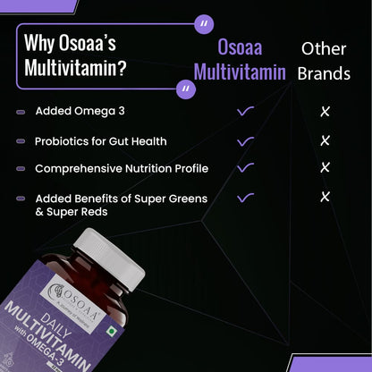 OSOAA Multivitamin with Omega 3 - 60 Tabs