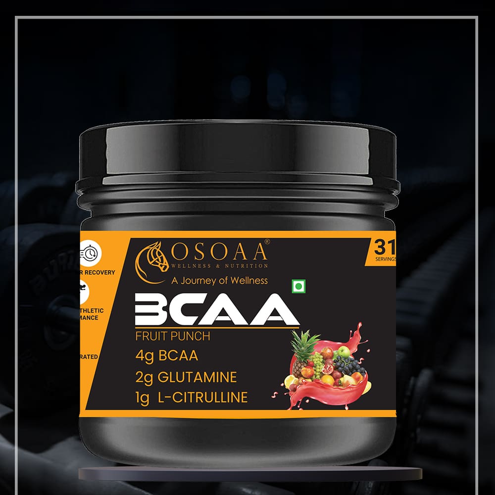 OSOAA BCAA 2:1:1 with Taurine, Glutamine & Citrulline - 250gm