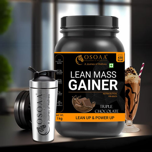 OSOAA 1:3 Lean Mass Gainer with Creatine & Whey Protein - 420 Calories